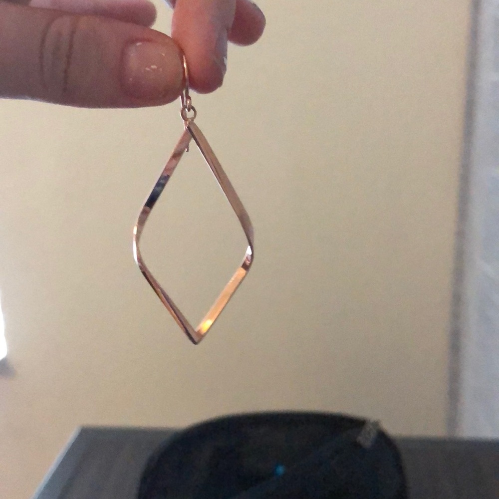 Gold dangly earrings